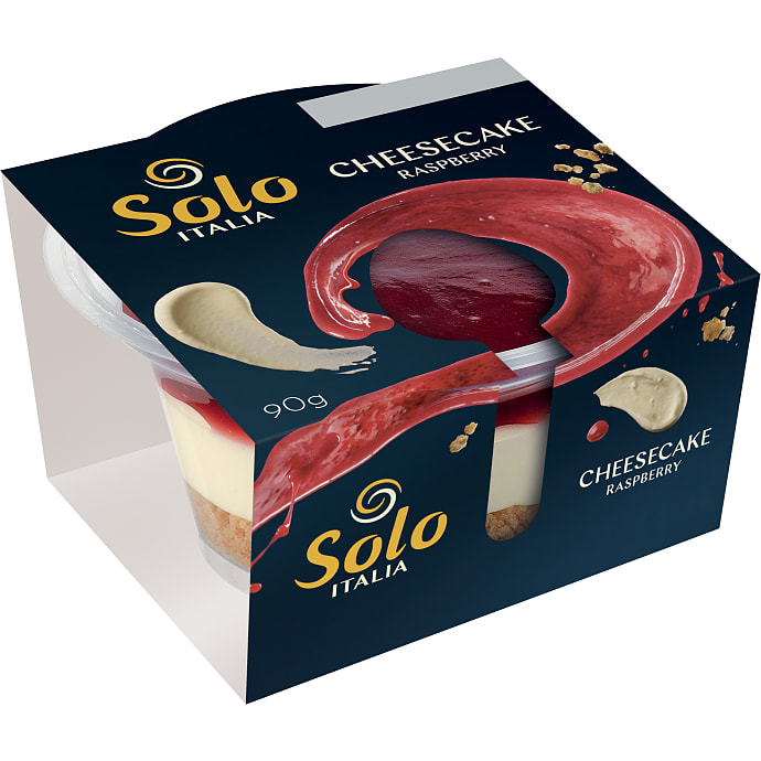 Solo Italia Cheesecake m. hindbær