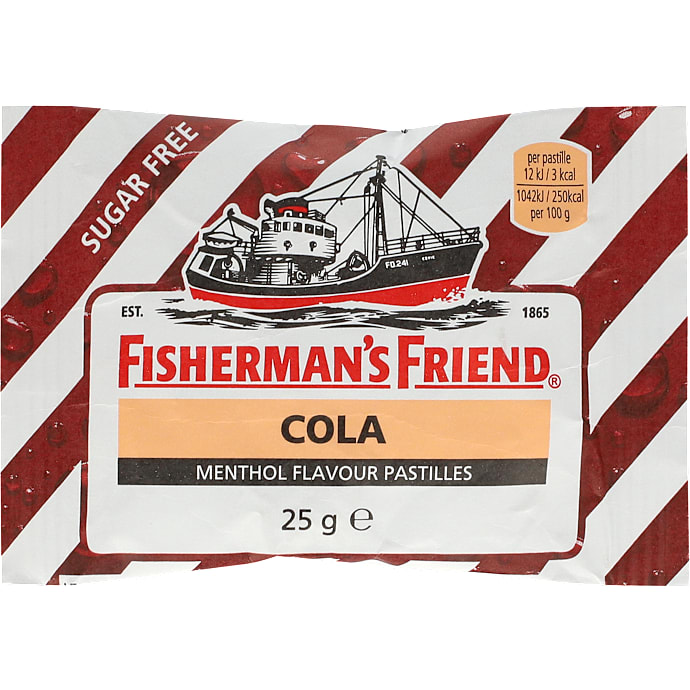 Pastiller m. menthol og colasmag sukkerfri