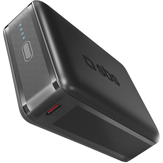SBS Powerbank 20000 mAh sort