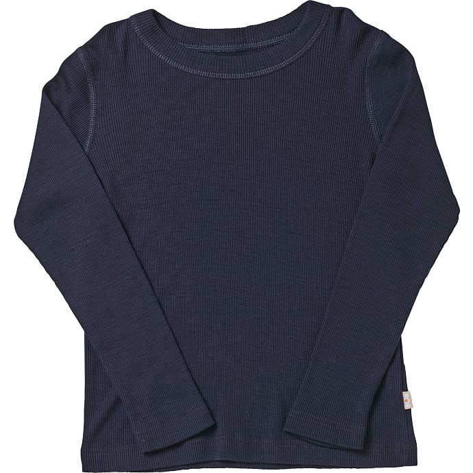 808 børne uld trøje str. 146/152 - blå