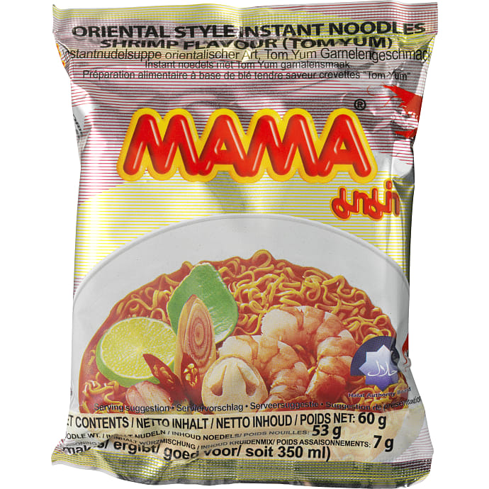 Instant nudler m. tom yum-smag