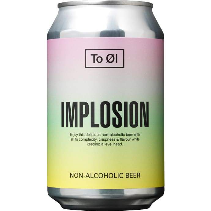 To Øl Implosion alkoholfri 33 cl