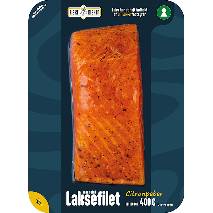 Fiskedisken Laksefilet citronpeber