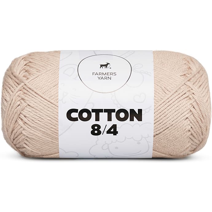 Farmers Yarn 8/4 Bomuldsgarn Sand