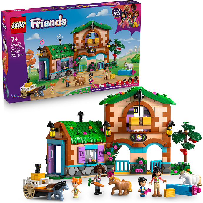 LEGO Friends Ponyfarm og Stald 42654