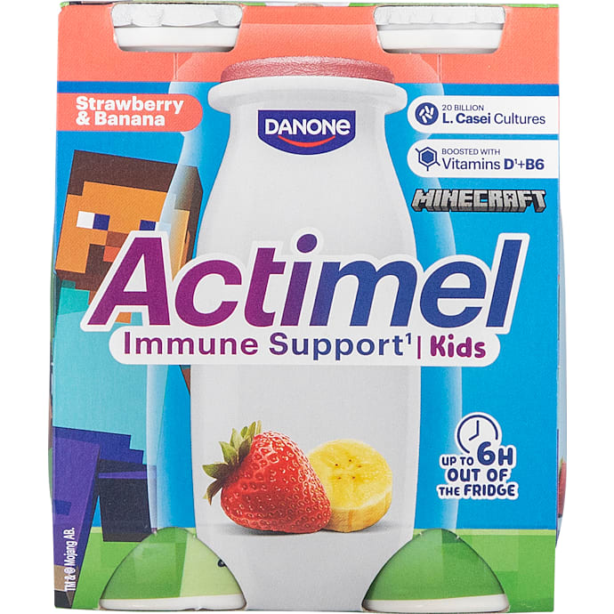 Actimel Kids Jordbær Banan 400 g