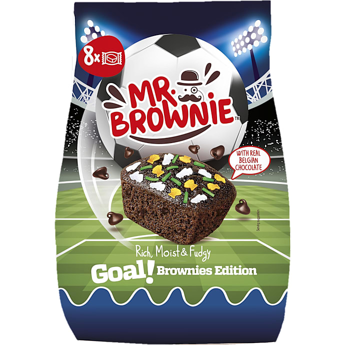 Mr. Brownie Brownies med Chokoladestykker