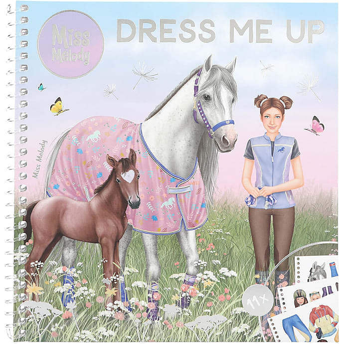 Miss Melody Dress Me Up stickersbog