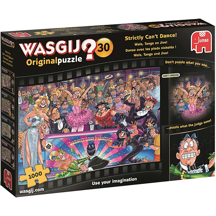 Wasgij Strictly Can't Dance puslespil - 1000 brikker – produktbillede