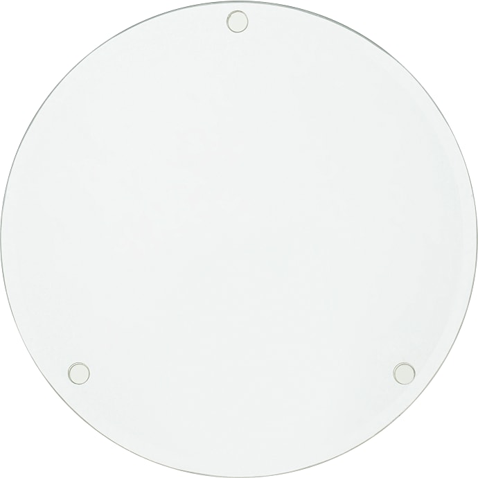 Glasfad med facetkant Ø: 24 cm