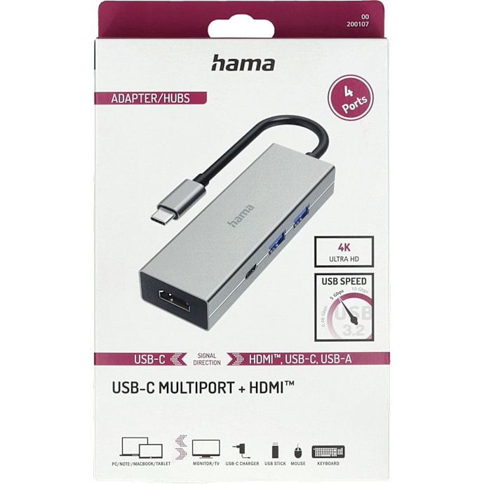 HAMA Adapter USB-C Multi