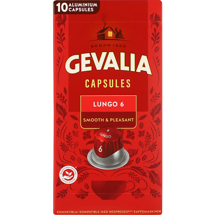 Lungo kaffekapsler
