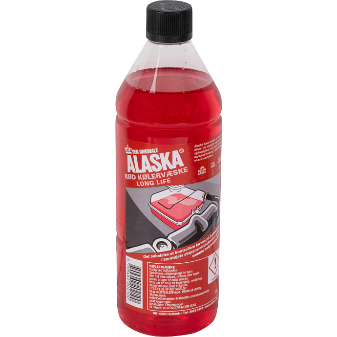 Kølervæske rød 1 liter