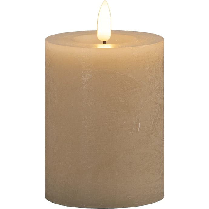 Windsor LED bloklys 7,5x10 cm - sand
