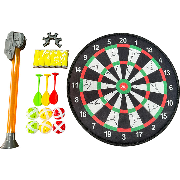 Spinout dart & blowgun sæt