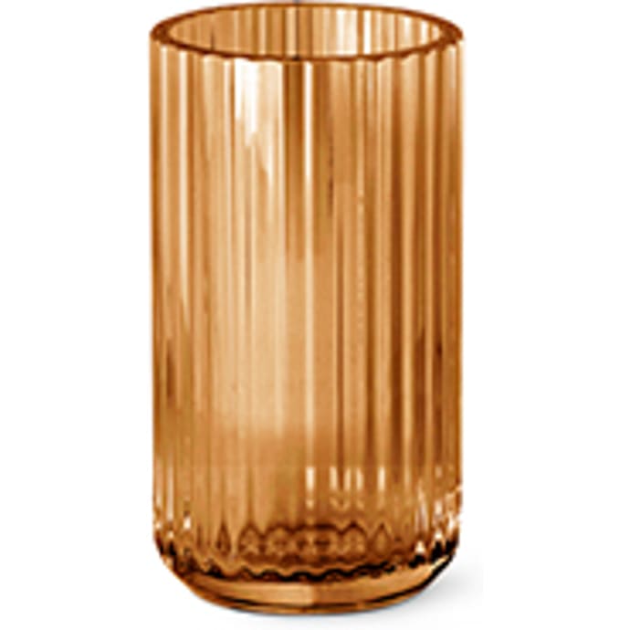 Lyngby vase (15cm) - amber