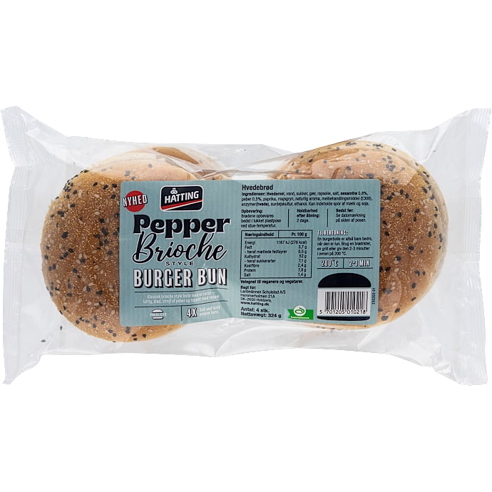 Hat. Pepper Brioche Style Hvedebrød