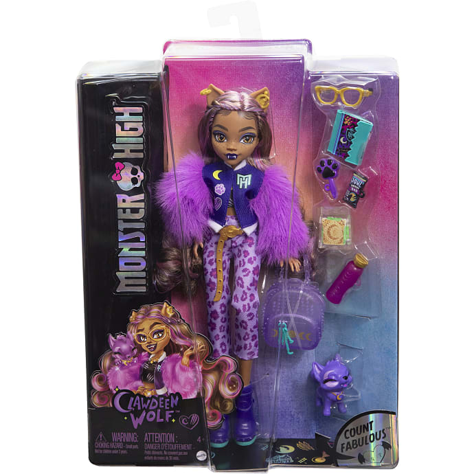 Monster High Clawdeen dukke