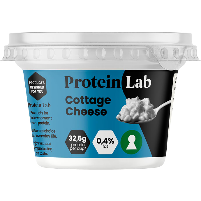 Protein Lab Hytteost naturel 0,4% fedt 250 g
