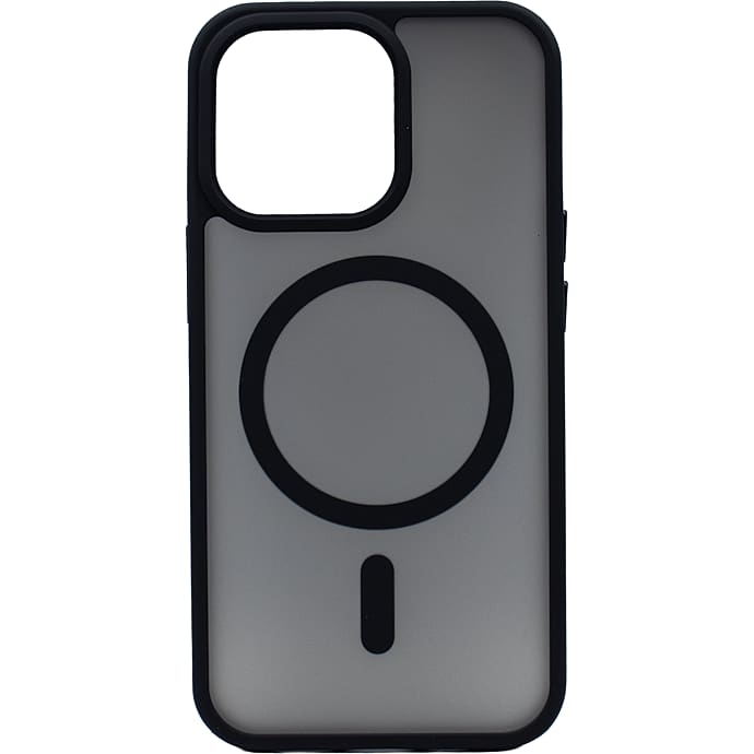 Leki iPhone 15 Pro MagSafe Cover Silikone Sort