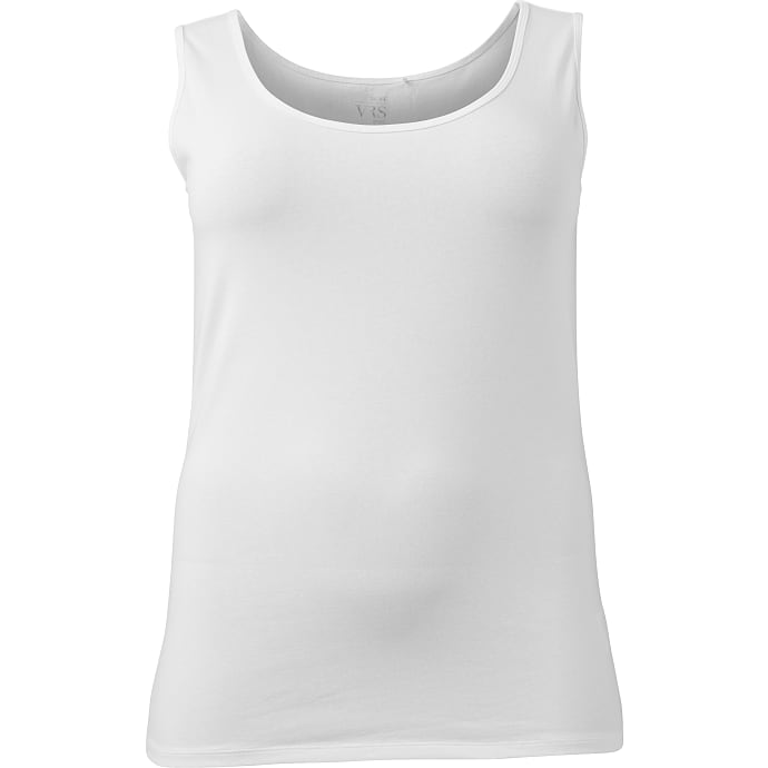 VRS dame tanktop str. 48 - hvid