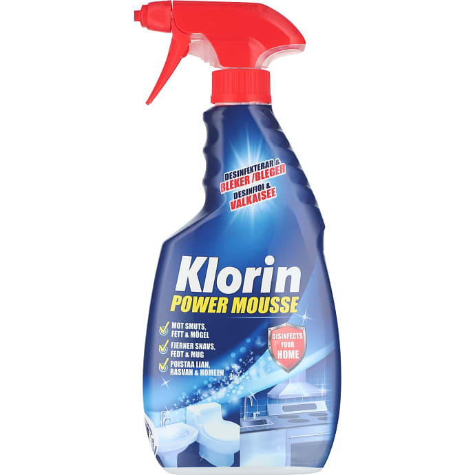 Rengøringsspray m. blegemiddel
