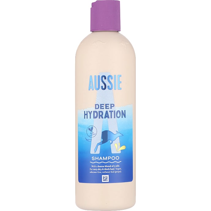 Aussie Shampoo med Jojobaeolie, Avocadoolie og Macadamianøddeolie 300 ml