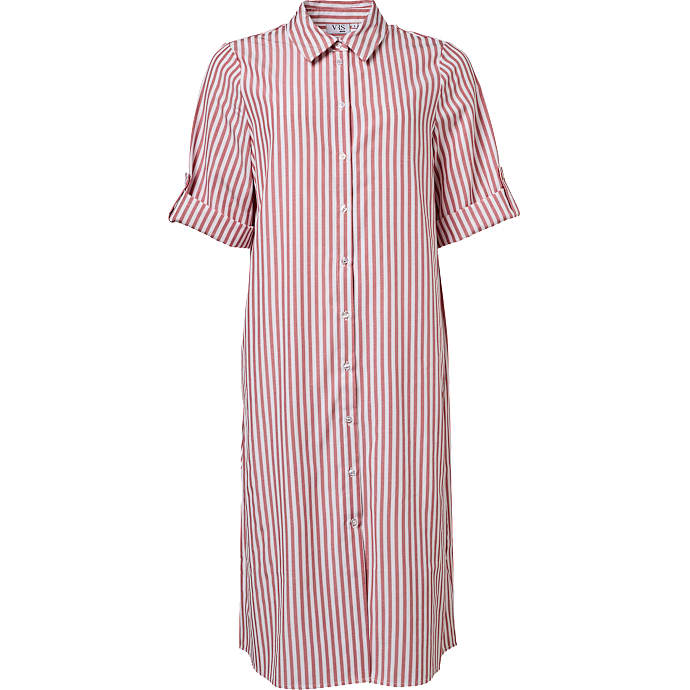 VRS dame oversize skjortekjole str. L - rosa