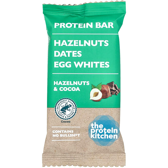 Proteinbar m. kakao og hasselnødder