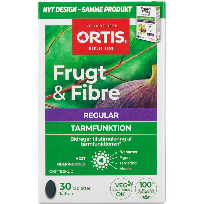 Mavetabletter m. fibre
