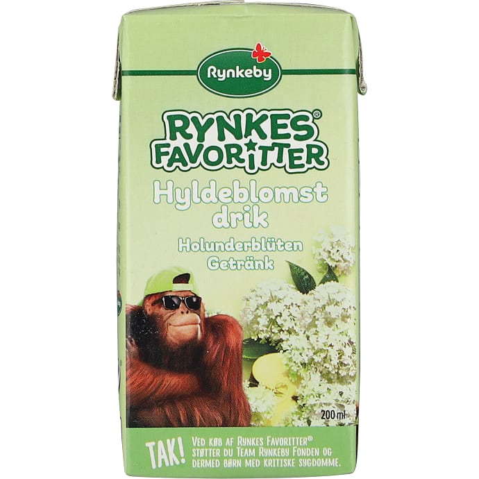 Rynkeby Læskedrik hyldeblomst 200 ml