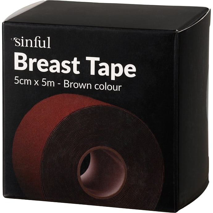Sinful Brysttape Brun 5 cm x 5 m