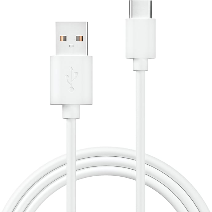 X2O Basic USB-A/C 60W-Kabel Hvid