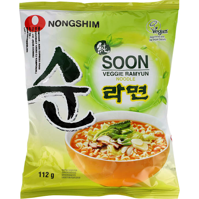 Nongshim Instant nudler med grøntsager