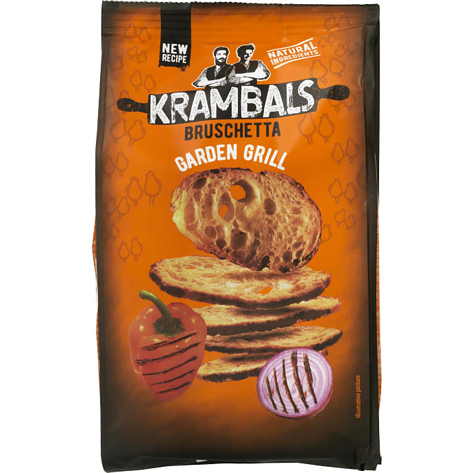 Bruschetta kiks m. peberfrugt- og løgsmag