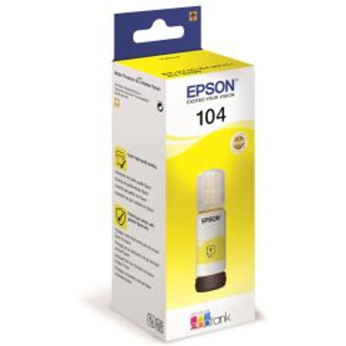 T104 Yellow EcoTank ink printerblæk - gul