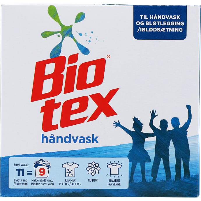 Vaskepulver til håndvask