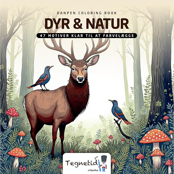 Danpen Malebog til Twin Marker Dyr & Natur