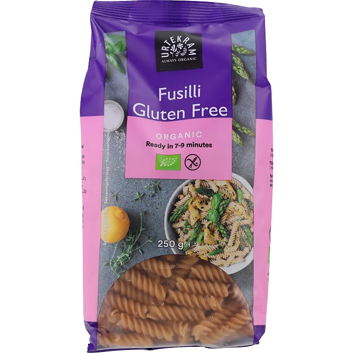 Urtekram Fusilli Glutenfri Øko 250 g