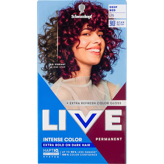 Intense Color permanent hårfarve L75 Deep Red