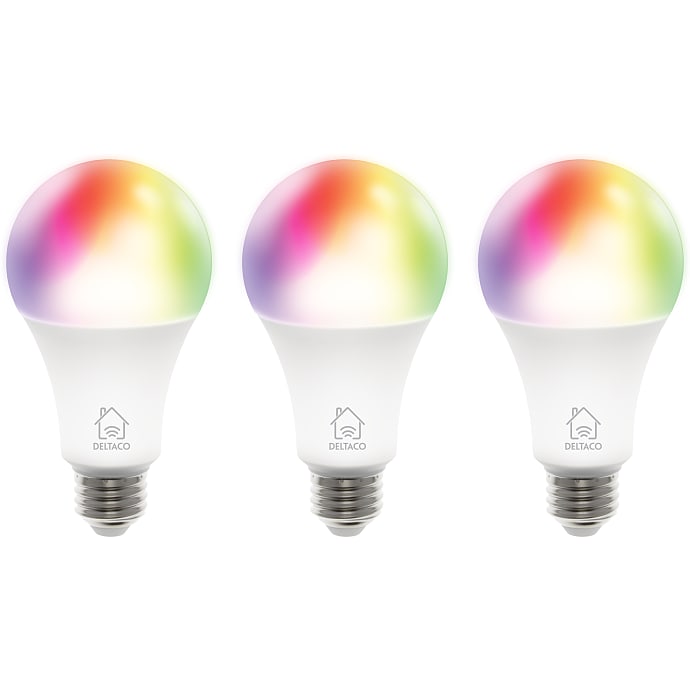 Deltaco E27 Smart LED pære - RGB