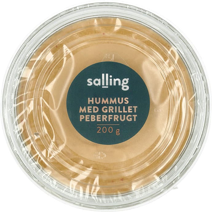 Salling Hummus m. grillet peberfrugt