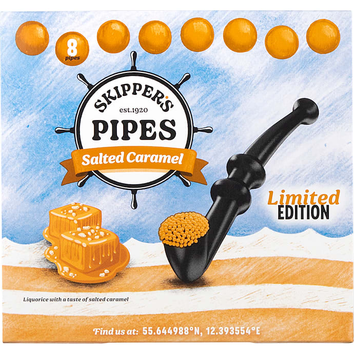 Skipper's Pipes Lakridspiber Salt Karamel