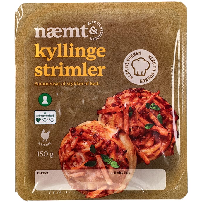 Næmt Kyllingestrimler