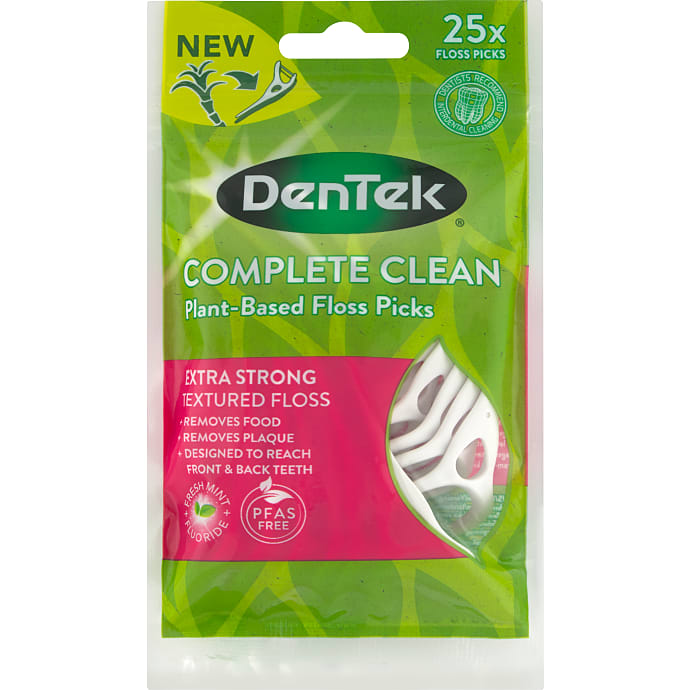 Dentek tandstikker med tandtråd mentholsmag