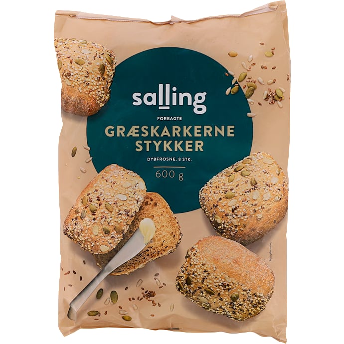 Græskarkernestykker – produktbillede