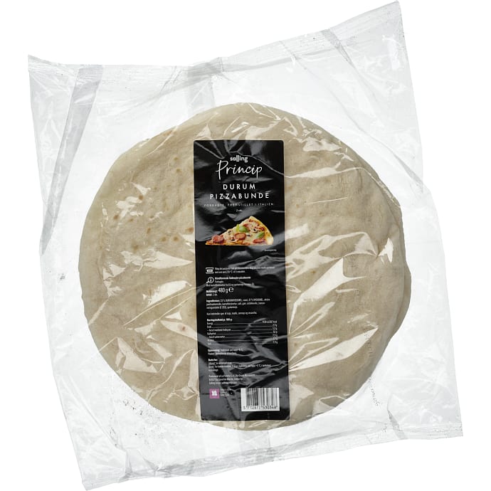 Pizzabunde m. durumhvedemel