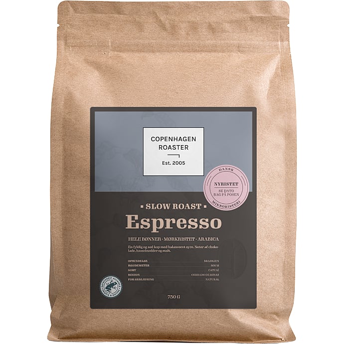 Copenhagen Roaster Espresso Hele Bønner 750 g