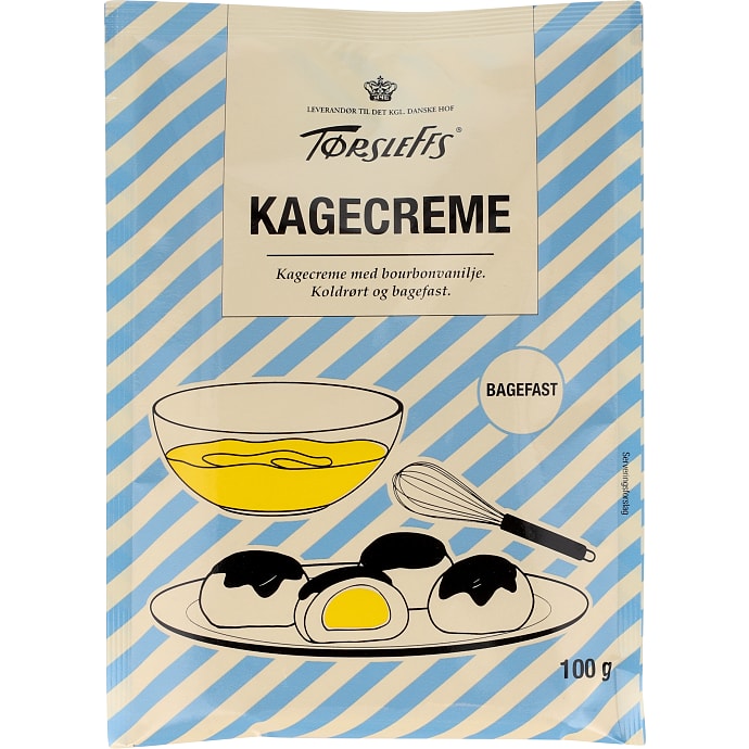 Bagefast kagecreme m. vanilje