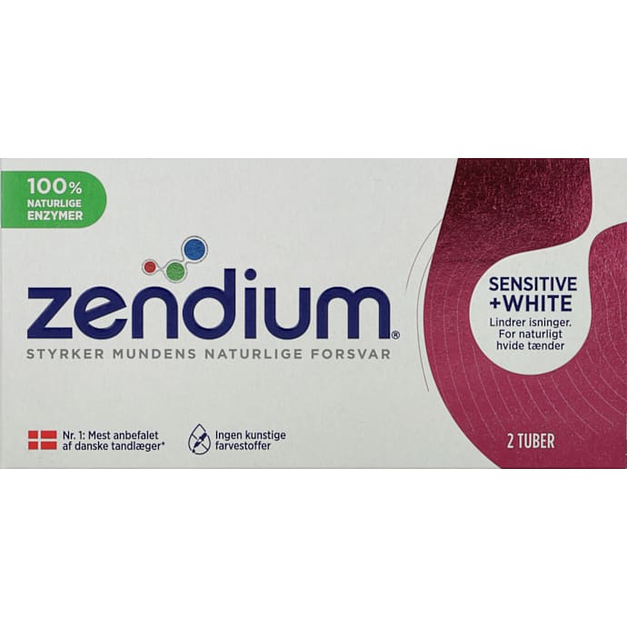 Tandpasta sensitiv m. blegningseffekt